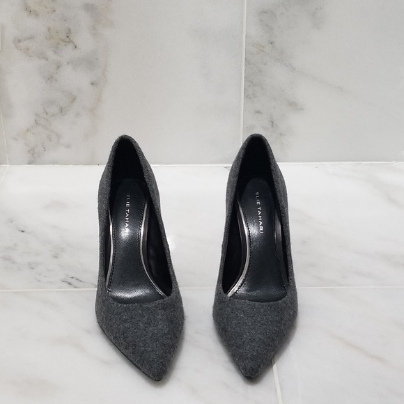 Elie Tahari Shoes - Wool Grey Pointy-toe Heels